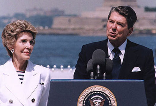 President Reagan at the Centennial of the Statue of Liberty, 1986